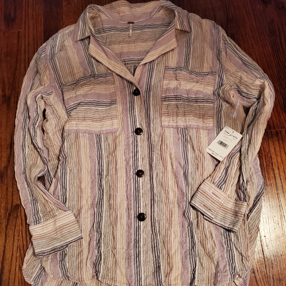 Free people stripe shirt - Picture 2 of 2
